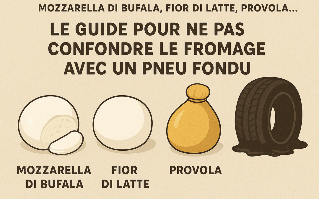 Mozzarella di bufala, fior di latte, provola… le guide pour ne pas confondre le fromage avec un pneu fondu